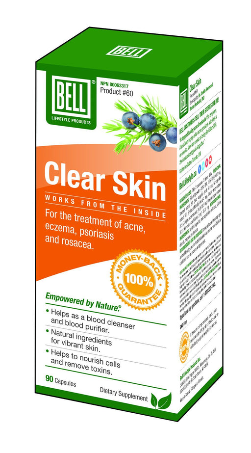 Bell - Clear Skin For Skin Disorders, 90 caps