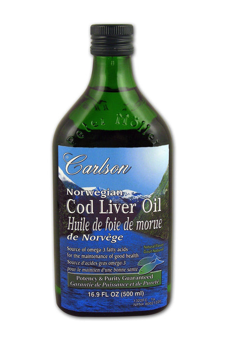 Carlson - Cod Liver Oil - Unflavoured, 500mL