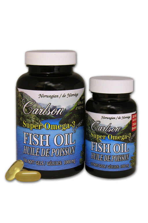 Carlson - Super Omega3 Fish Oil, 100+30 duo pack