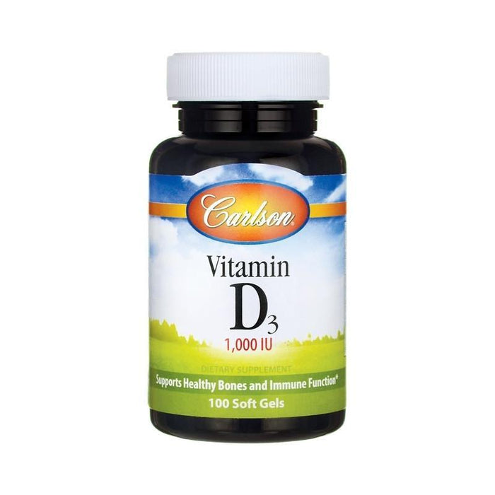 Carlson - Vitamin D-1000IU, 100 Softgels