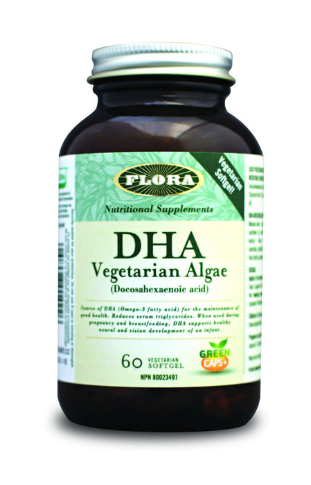 Flora - DHA Vegetarian Algae, 60 caps