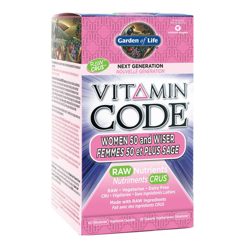 Garden of Life - Vitamin Code 50 & Wiser Women, 60 caps