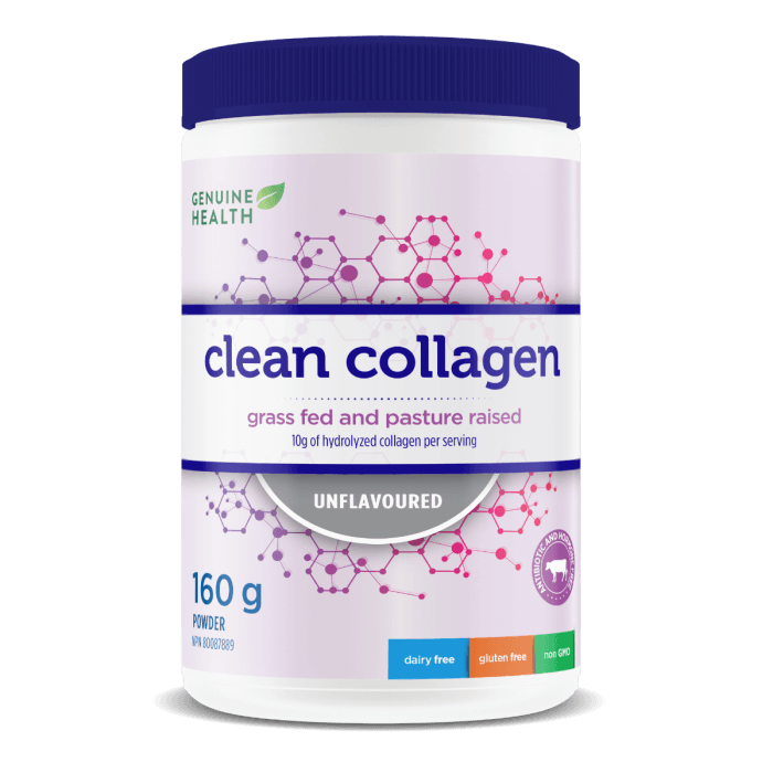 Genuine Health - Clean Collagen - Unflavoured, 160g
