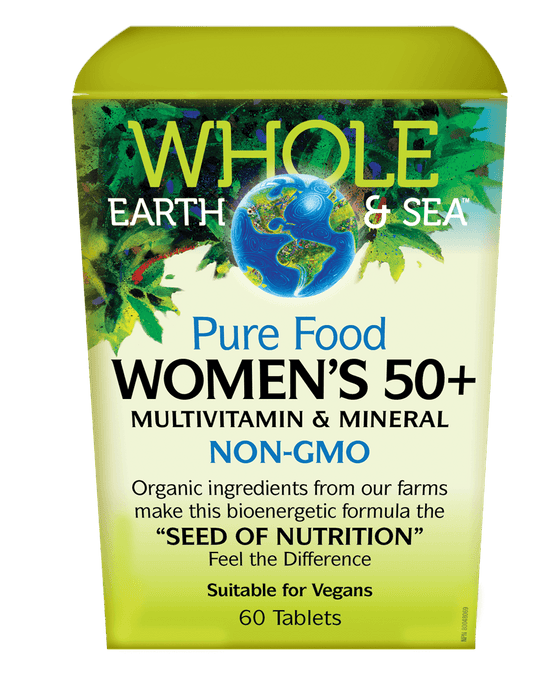 Whole Earth & Sea - Women’s 50+ Multivitamin & Mineral, 60 Tabs