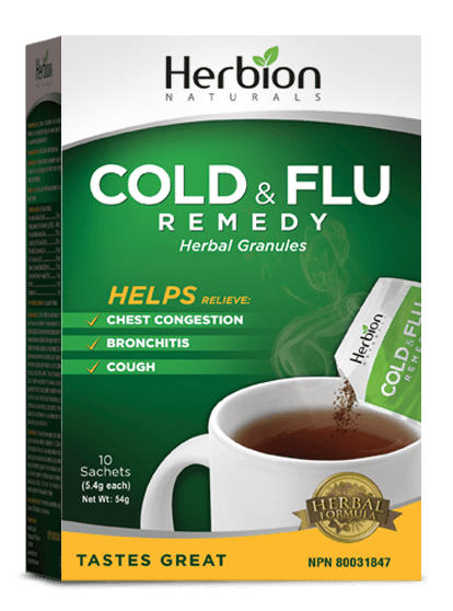 Herbion - Cold & Flu Remedy Granules, 10 packets
