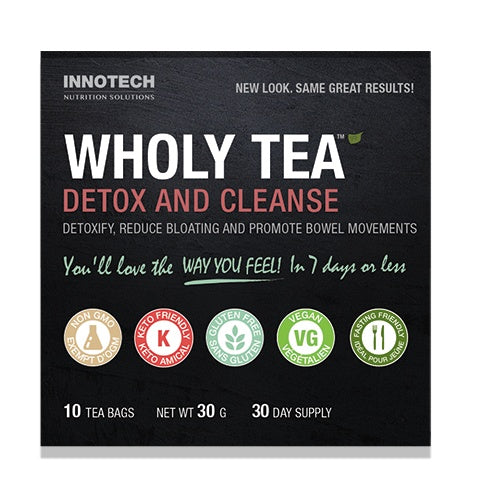 Innotech Nutrition - Wholy Tea Detox & Cleanse (30-Day Supply), 10 tea bags