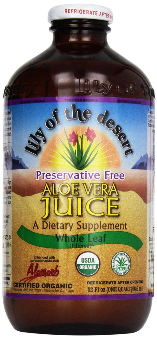 Lily of the Desert - Preservative Free Inner Fillet Aloe Juice -946ml