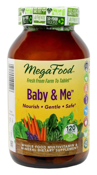 Mega Food - Baby & Me, 120 tablets