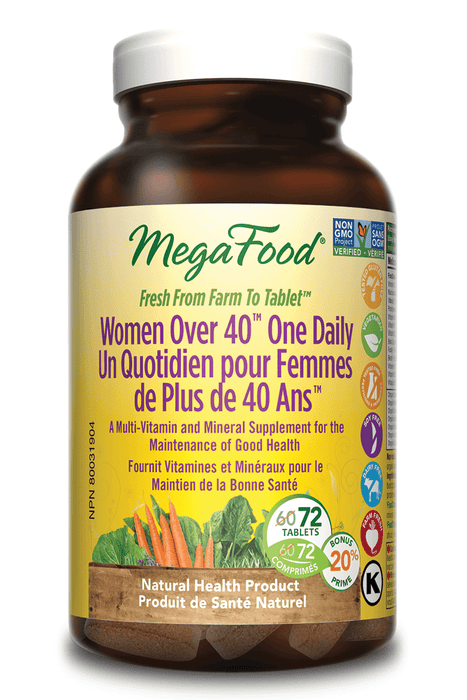 Mega Food - Women Over 40 One Daily, 72 Tablets