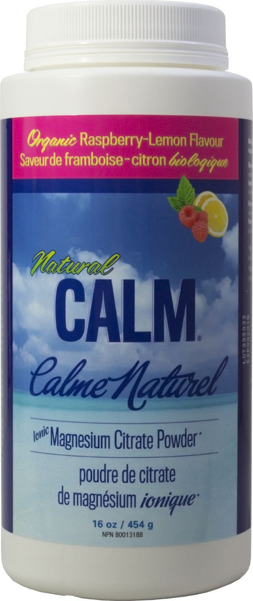 Natural Calm - Calm Magnesium Raspberry Lemon, 454g