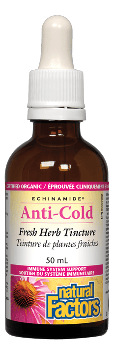 Natural Factors - Anti-Cold Fresh Herb Tincture, 50 ml