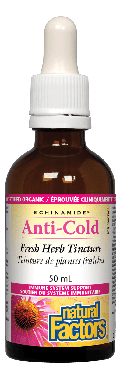 Natural Factors - Anti-Cold Fresh Herb Tincture, 50 ml