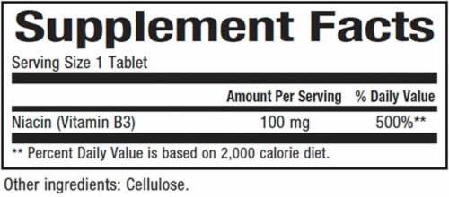 Natural Factors - B3 Niacin 100mg, 90 tablets