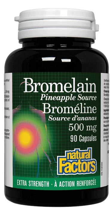 Natural Factors - Bromelain 500mg, 90 capsules