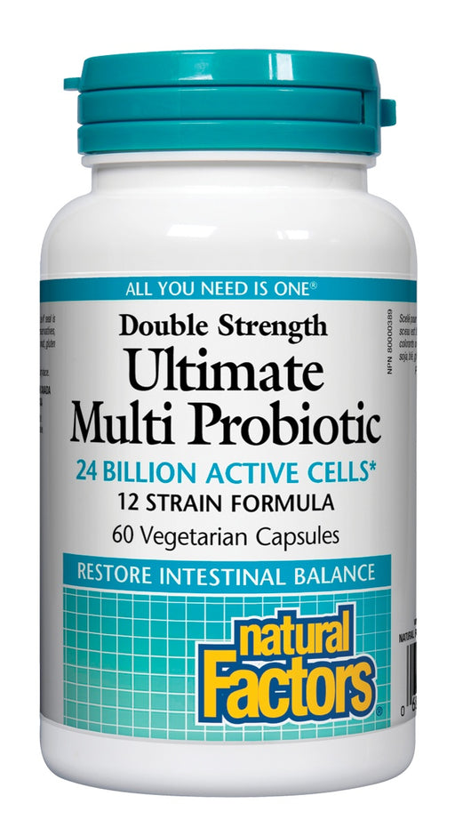 Natural Factors - Double Strength Ultimate Multi Probiotic, 60 capsules