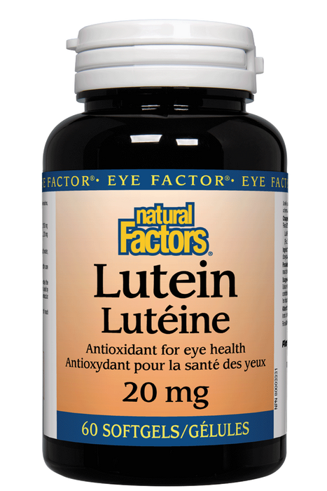 Natural Factors - Lutein  20 mg, 60 softgels