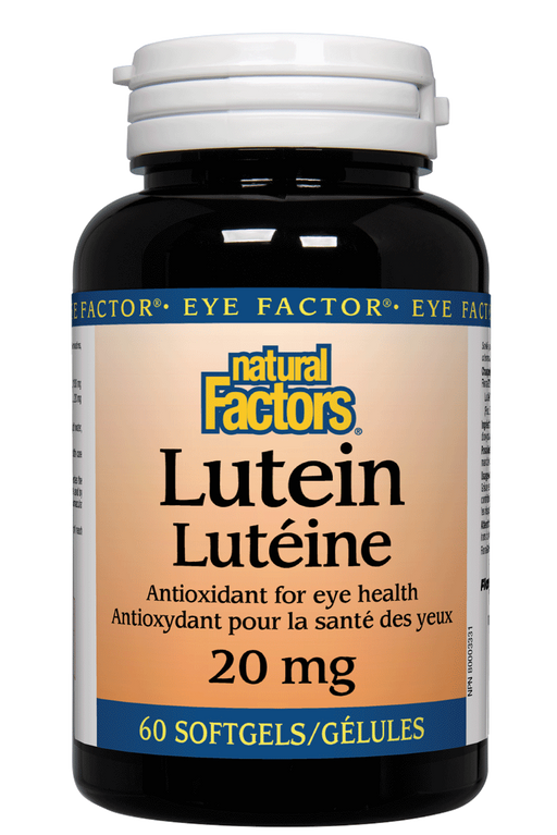 Natural Factors - Lutein  20 mg, 60 softgels