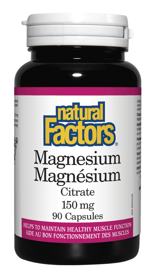 Natural Factors - Magnesium, 90 capsules