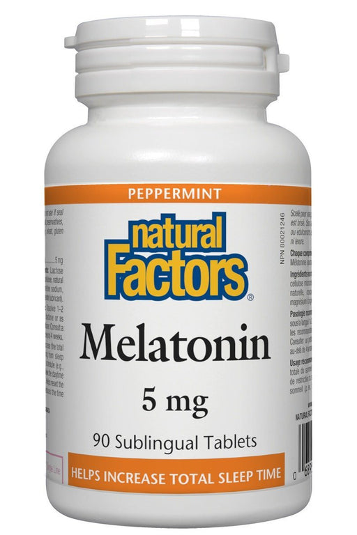 Natural Factors - Melatonin 5mg, 90 tablets