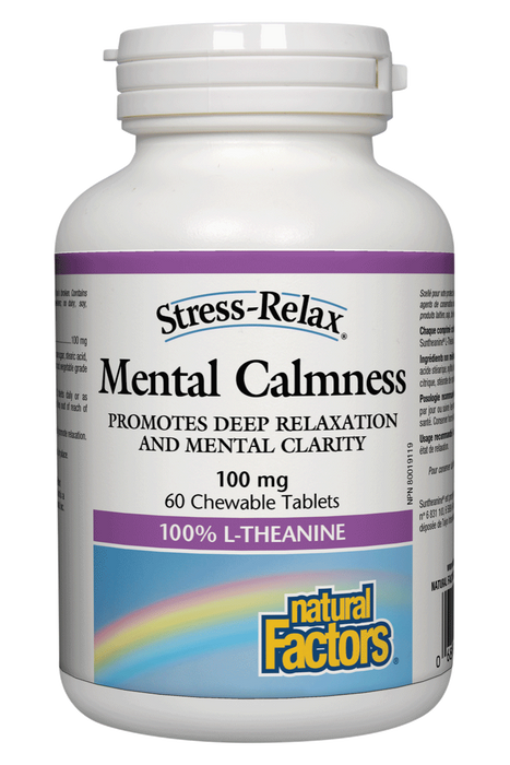 Natural Factors - Mental Calmness, 60 chewable tablets
