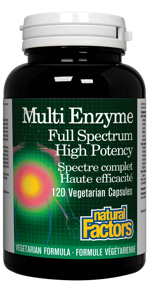 Natural Factors - Multi Enzyme, 120 capsules