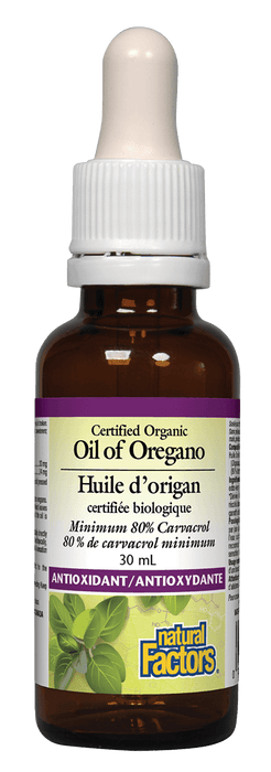 Natural Factors - Org Oil of Oregano, 30ml
