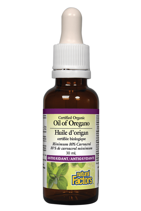 Natural Factors - Org Oil of Oregano, 30ml