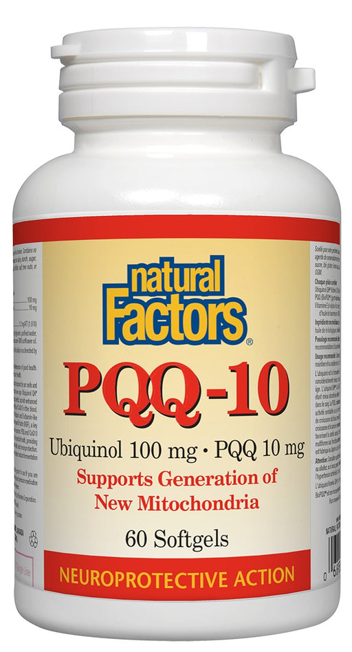 Natural Factors - PQQ-10 Ubiquinol, 60 softgels