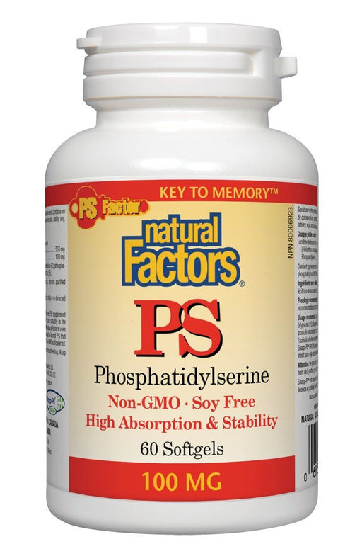 Natural Factors - PS 100mg, 60 softgels