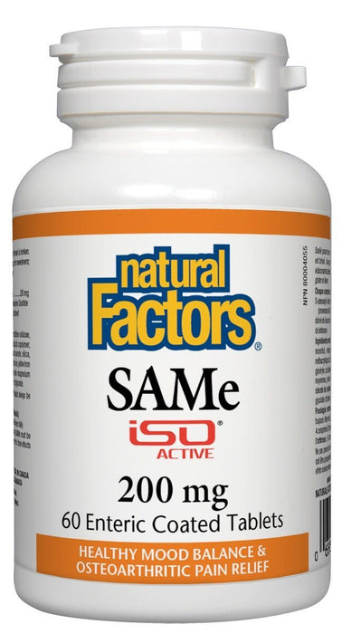 Natural Factors - SAMe, 30 tablets
