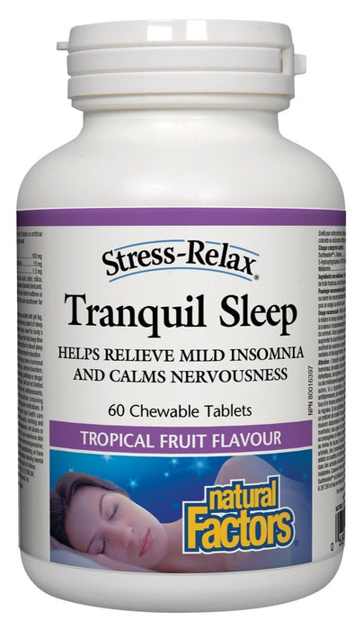 Natural Factors - Tranquil Sleep, 60 tablets