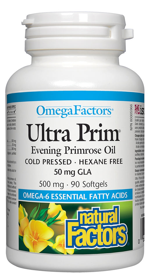 Natural Factors - Ultra Prim® Evening Primrose Oil -90 softgel