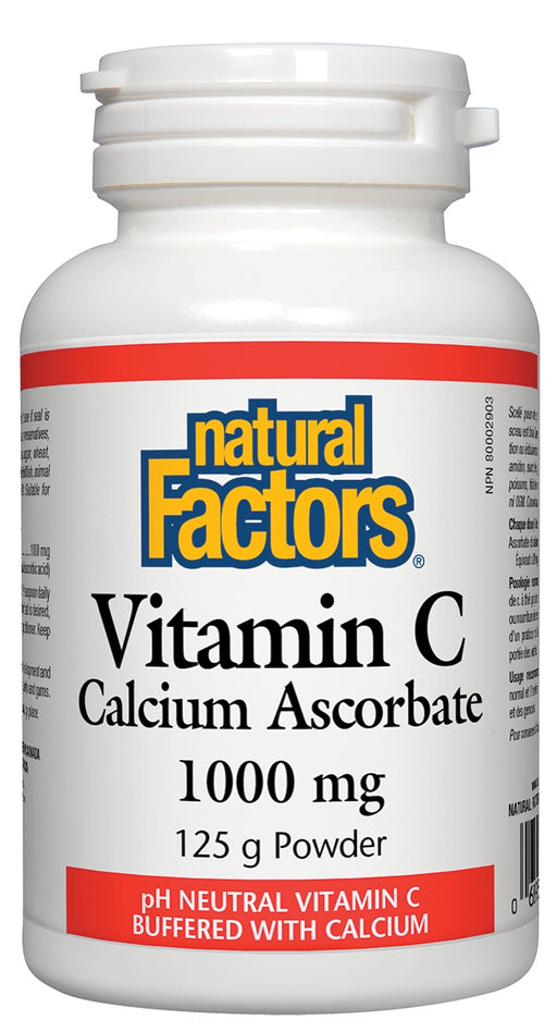 Natural Factors - Vitamin C 1000 mg Calcium Ascorbate Powder, 125g powder