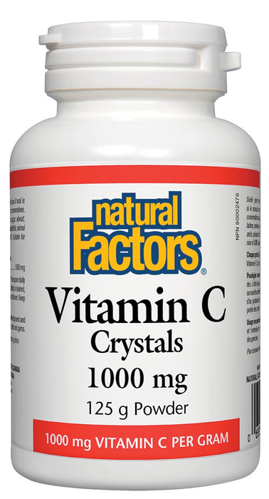 Natural Factors - Vitamin C Crystals, 125g