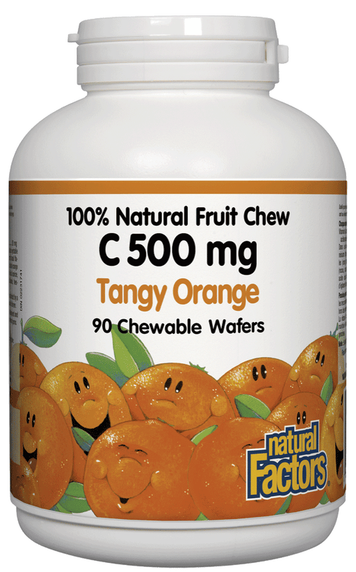 Natural Factors - Vitamin C Tangy Orange, 90 chewables
