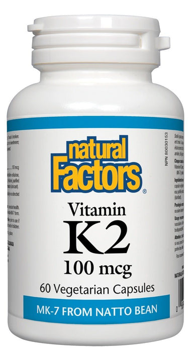 Natural Factors - Vitamin K2, 60 capsules