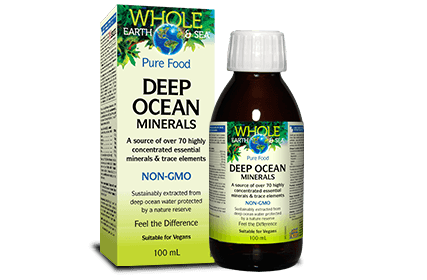 Natural Factors - Whole Earth & Sea - Deep Ocean Minerals - 100 ml