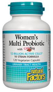 Natural Factors - Women's Multi Probiotic with CranRich, 120caps