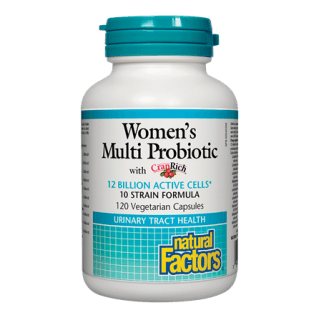 Natural Factors - Women's Multi Probiotic with CranRich, 120caps