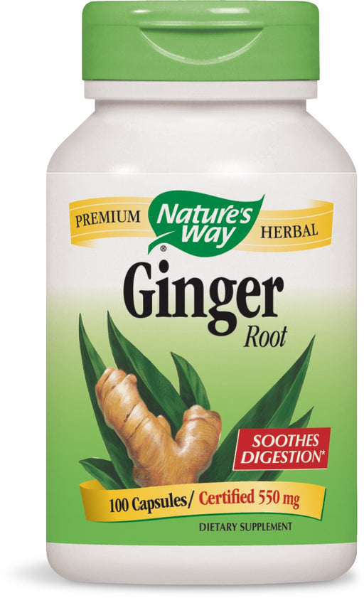 Nature's Way - Ginger Root - 100 caps