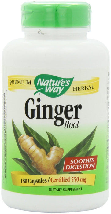 Nature's Way - Ginger Root - 180 Cap