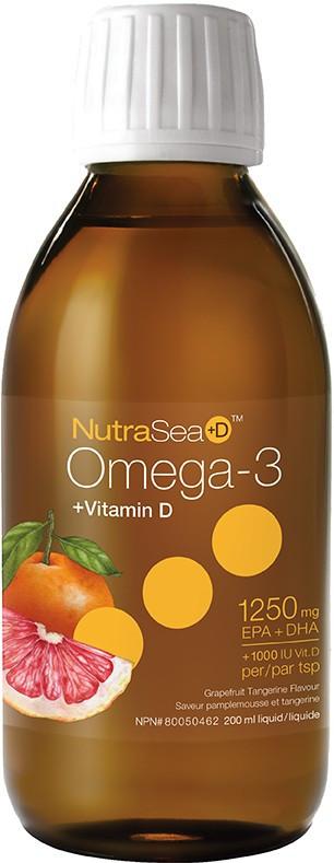 Nature's Way - NutraSea+D - Grapefruit Tangerine, 200ml