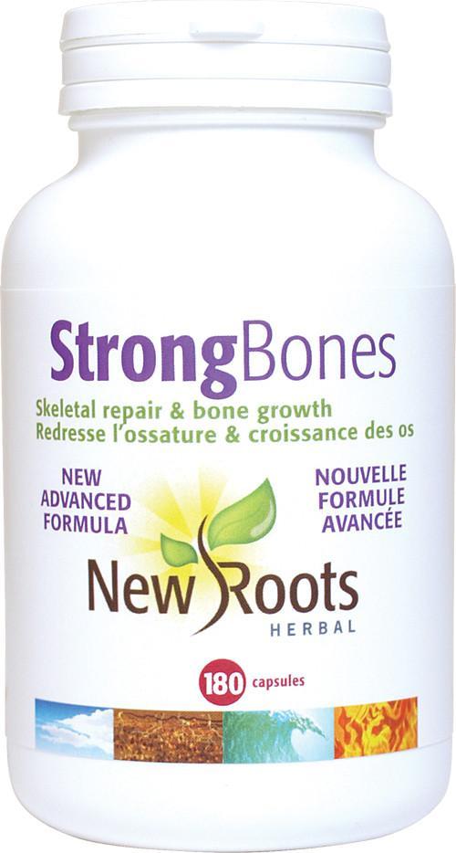 New Roots Herbal - Strong Bones, 180 capsules