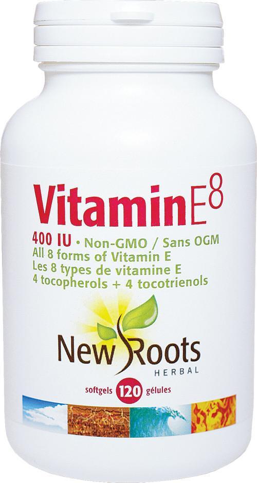 New Roots Herbal - Vitamin E8, 120 soft gels