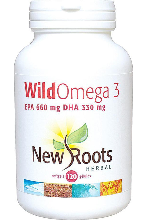 New Roots Herbal - Wild Omega 3 660:330, 120 soft gels
