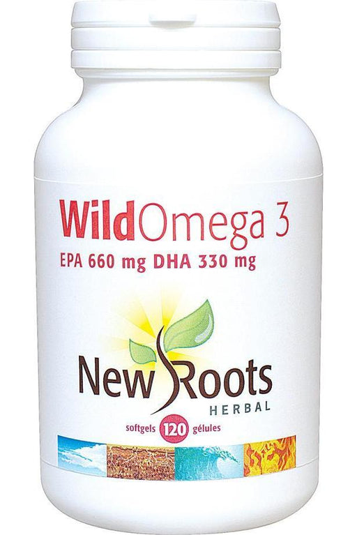 New Roots Herbal - Wild Omega 3 660:330, 120 soft gels
