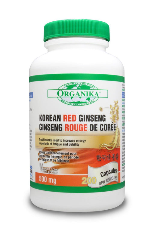 Organika - Korean Red Ginseng, 200 capsules