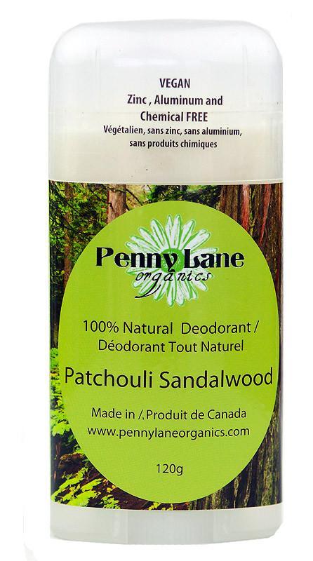 Penny Lane Organics - Patchouli Sandalwood Deodorant, 120g