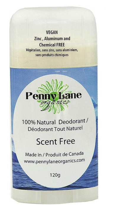 Penny Lane Organics - Scent Free Deodorant, 120g