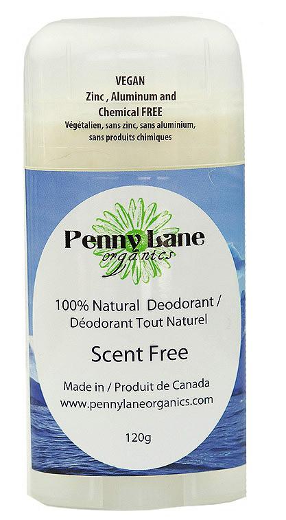 Penny Lane Organics - Scent Free Deodorant, 120g